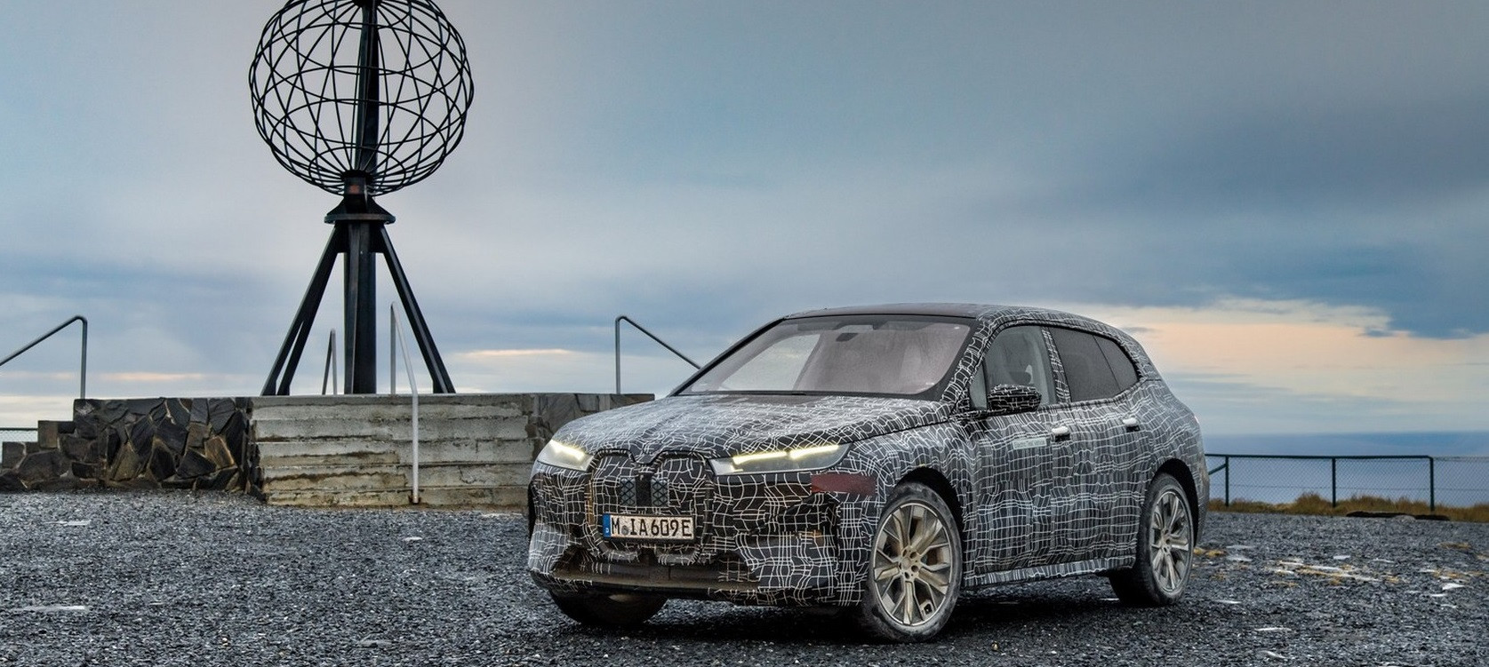 Финальные зимние испытания BMW iX на мысе Нордкап